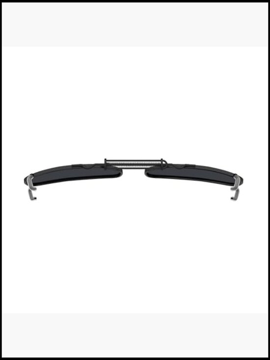 Metal Frame Polarized Clip On Sunglasses Rectangular Lens